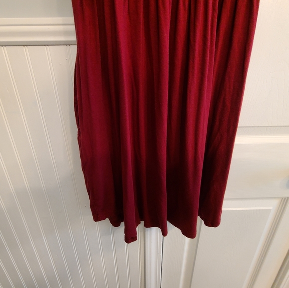 Unbranded Women's Large Burgundy Dress Casual - Picture 7 of 16